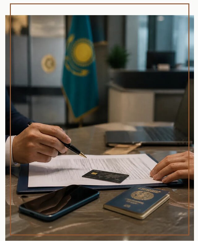 Открытие счета и банковской карты в Казахстане в Нерюнгри